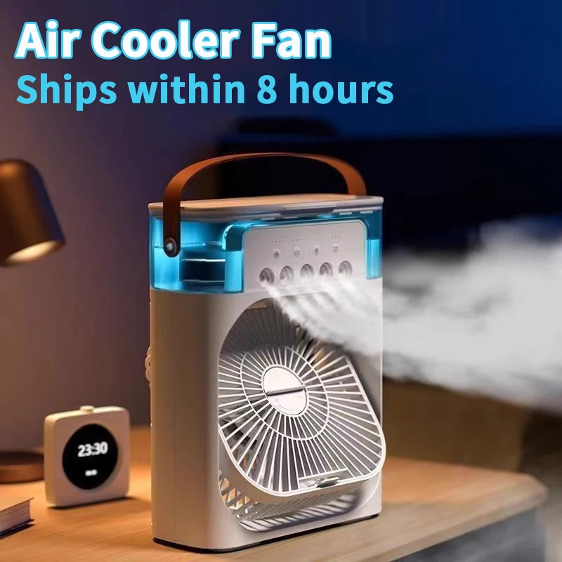 Ventilador 3 en 1, minienfriador de aire para el hogar