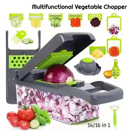 Picadora de verduras multifuncional 14/16 en 1